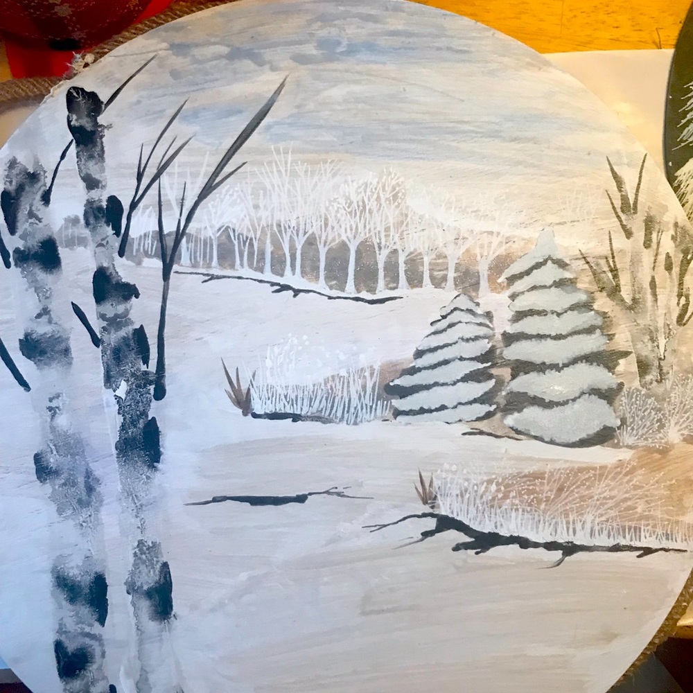 12in wooden sign